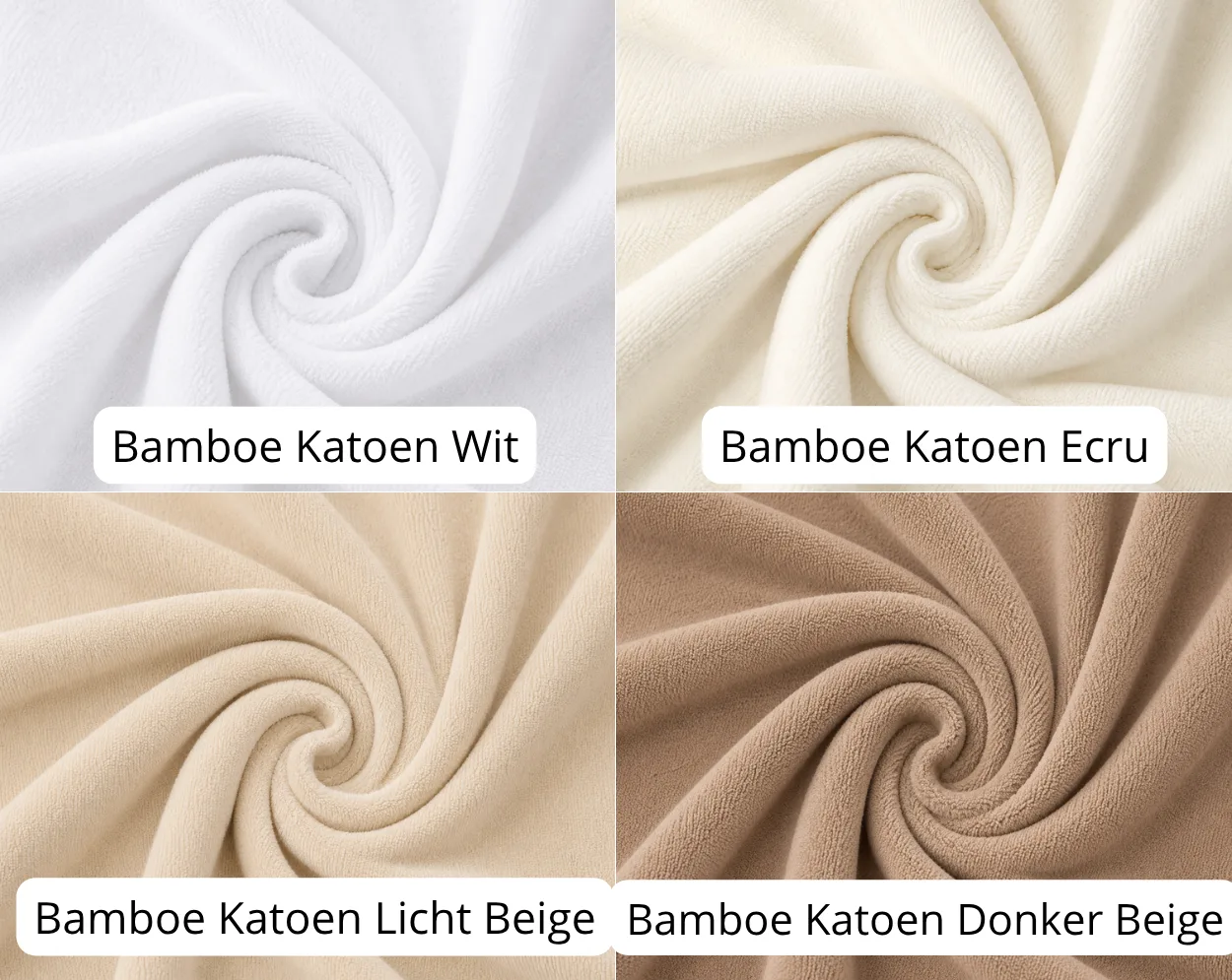 Spuugdoekje set van 3, Bamboe katoen