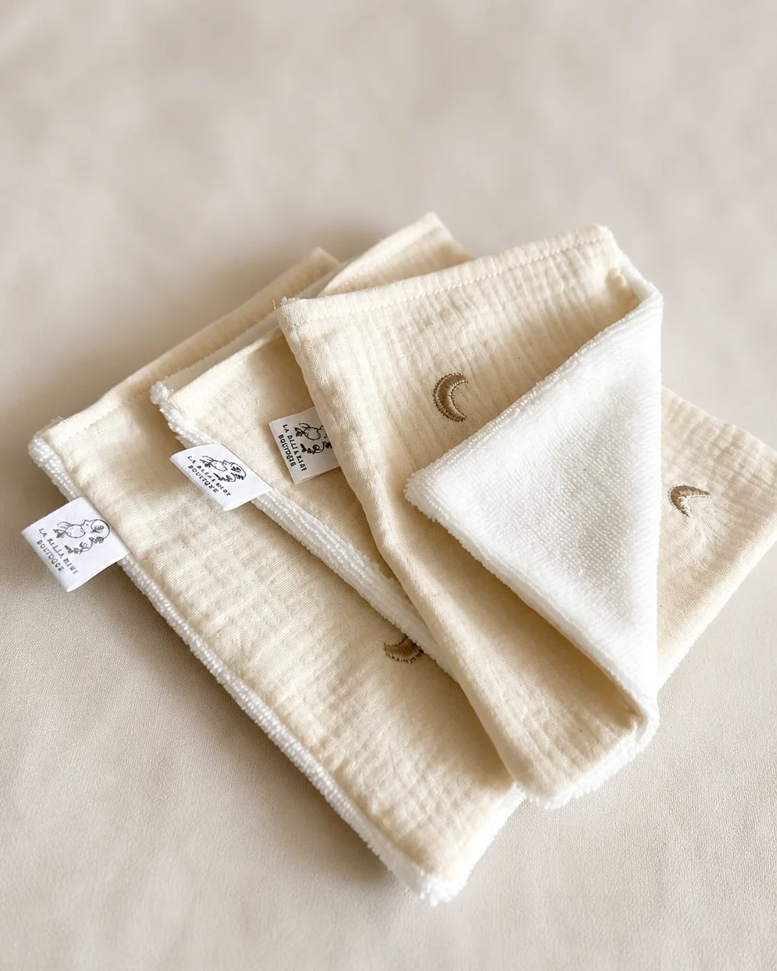 Washandjes set van 3, Hydrofiel